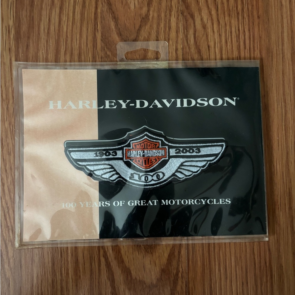 100 year anniversary Harley Davidson Patch